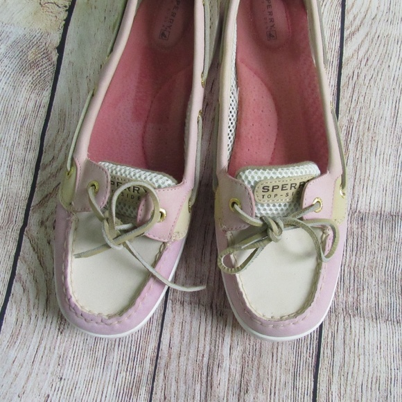 Sperry Shoes - Sperry Pink/Tan Boat Shoes